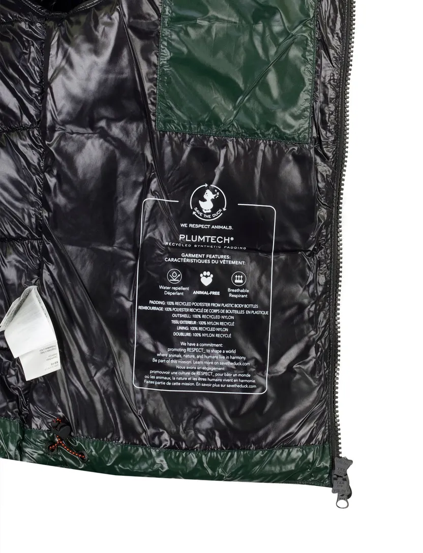 Pufferjas Save the Duck groen waterafstotend