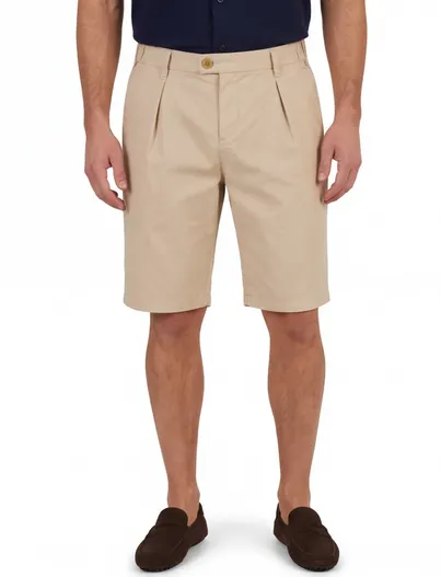 Scotland Blue Scotland Blue chino shorts beige