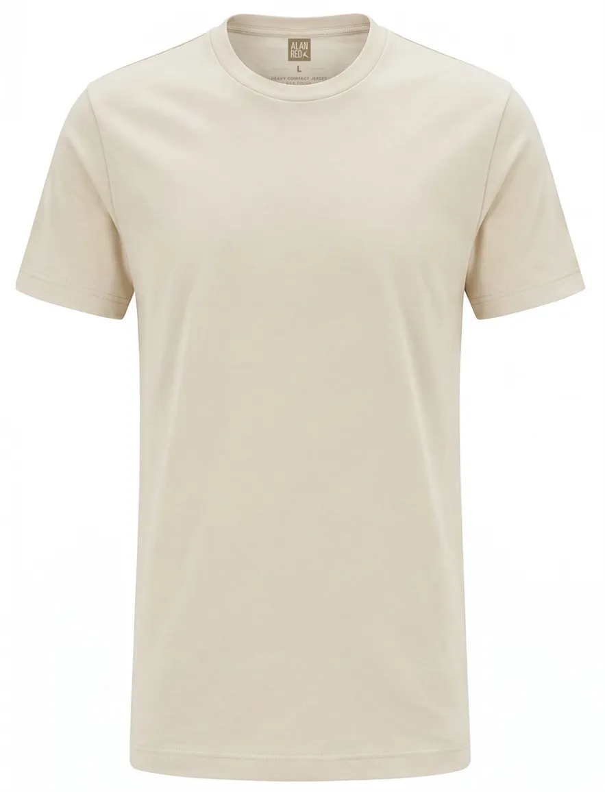 Alan Red T-shirt ronde hals beige