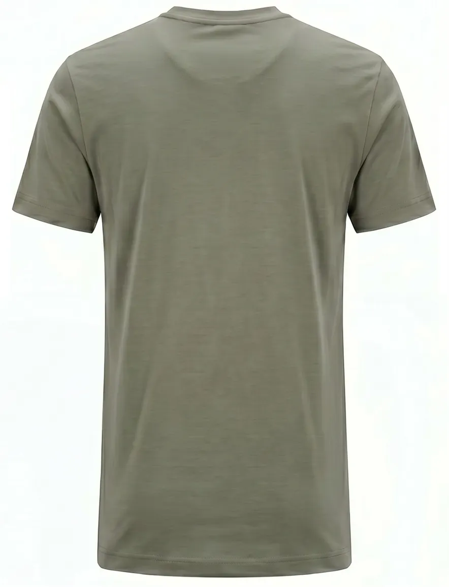Alan Red T-shirt Venice ronde hals groen