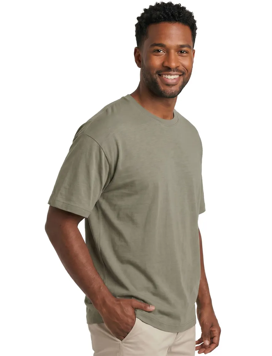 Alan Red T-shirt Venice ronde hals groen