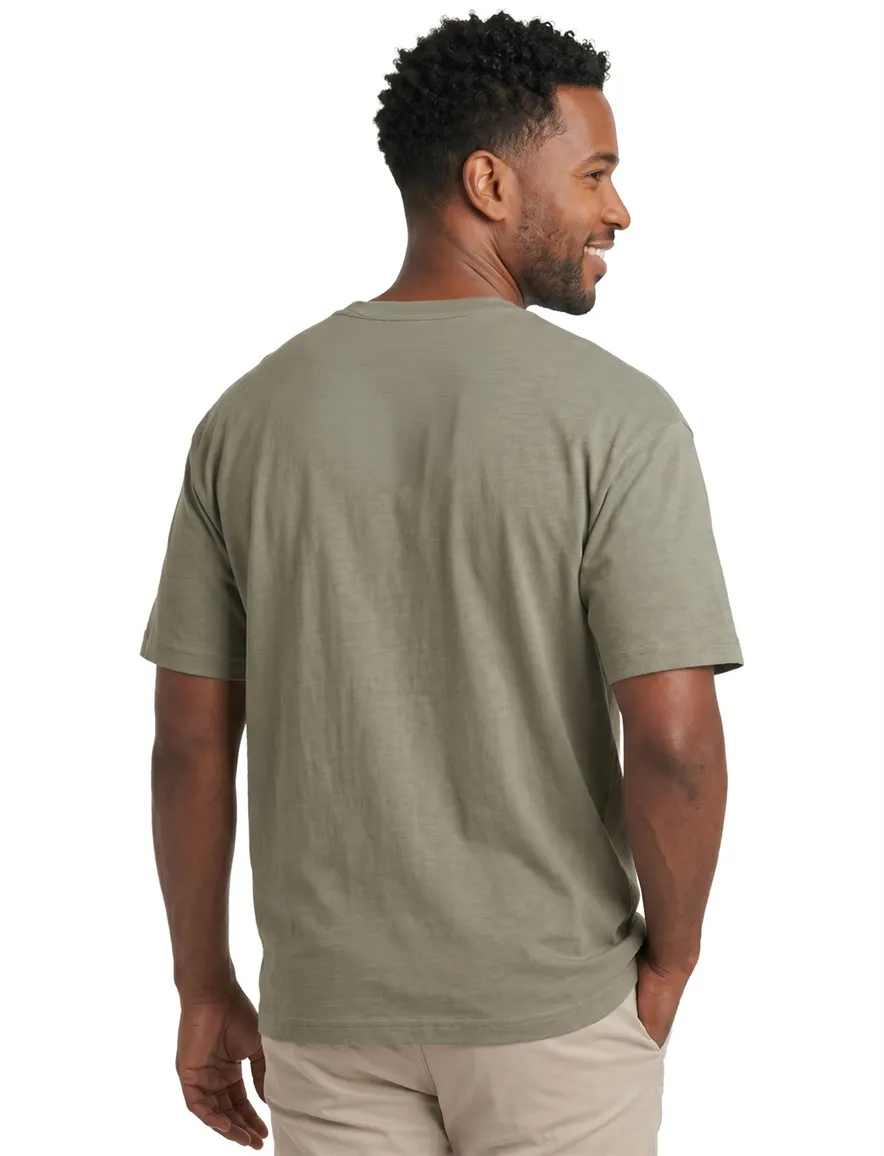 Alan Red T-shirt Venice ronde hals groen