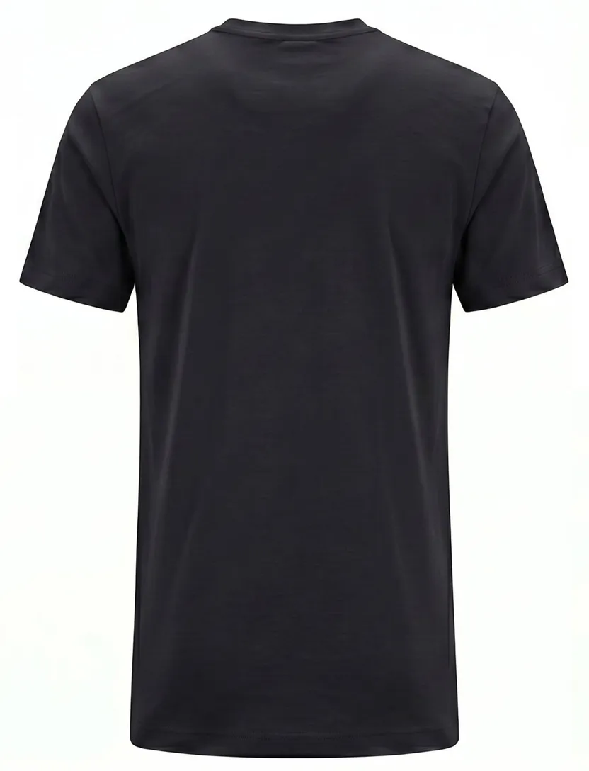 T-shirt Alan Red zwart wijde fit