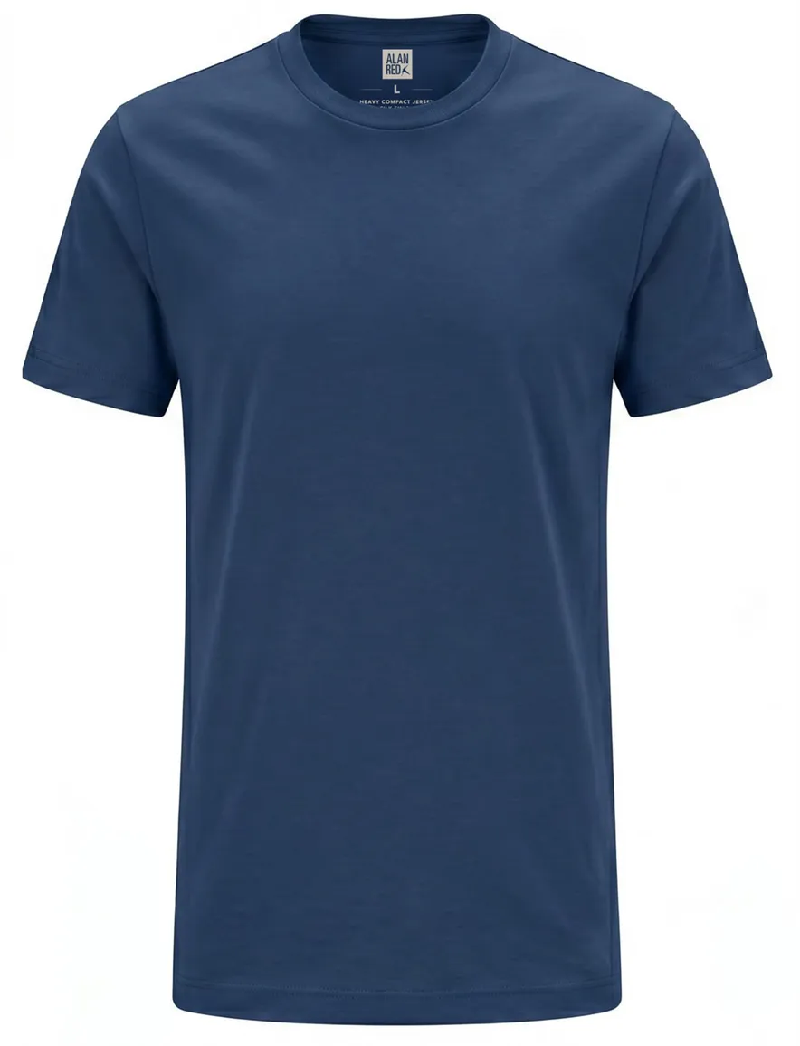 Alan Red T-shirt Venice ronde hals donkerblauw