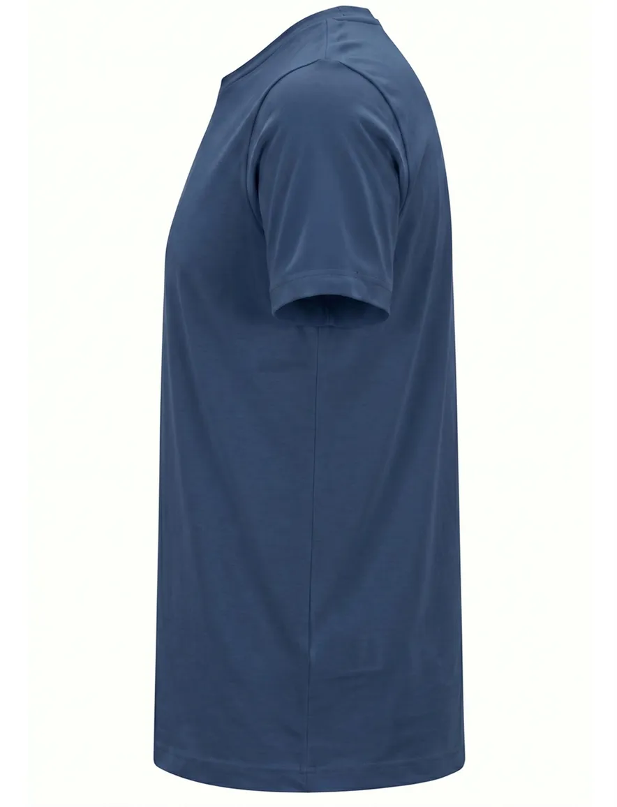 Alan Red T-shirt Venice ronde hals donkerblauw