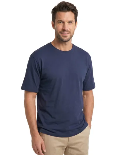 Alan Red T-shirt Alan Red donkerblauw wijde fit