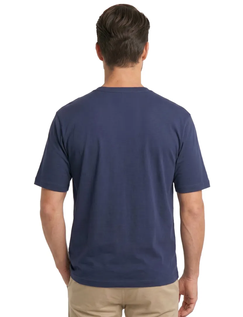 T-shirt Alan Red Venice donkerblauw wijde fit