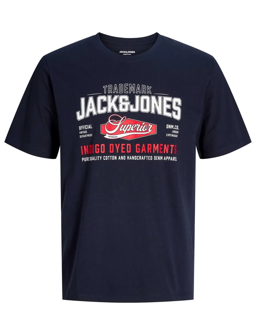 T-shirt Jack & Jones donkerblauw Navy Blazer