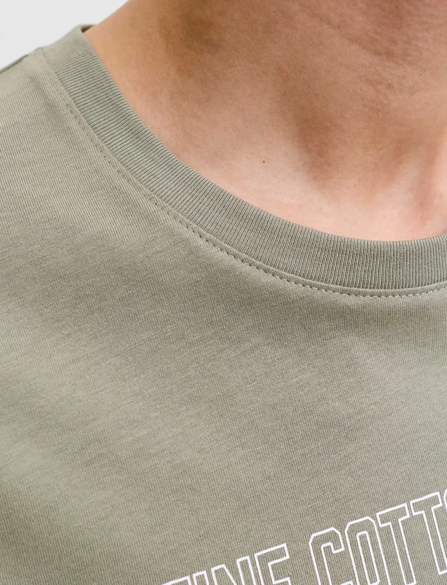 T-shirt Jack & Jones groen Vetiver