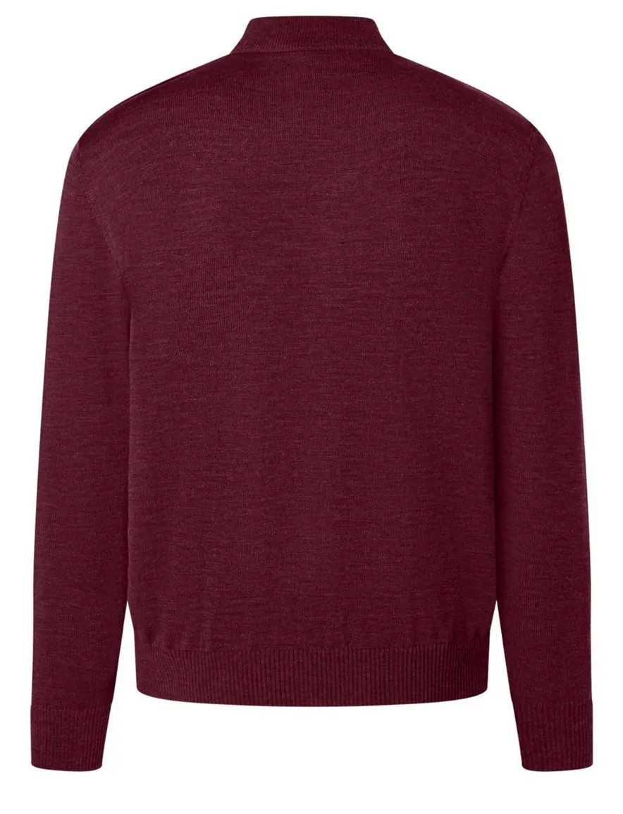 Trui Maerz bordeaux Bonneterie LM