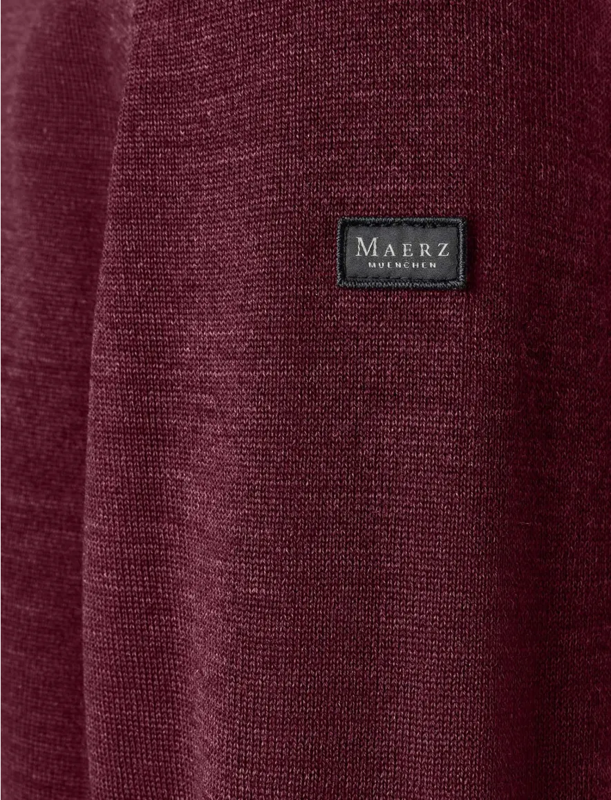Trui Maerz bordeaux Bonneterie LM