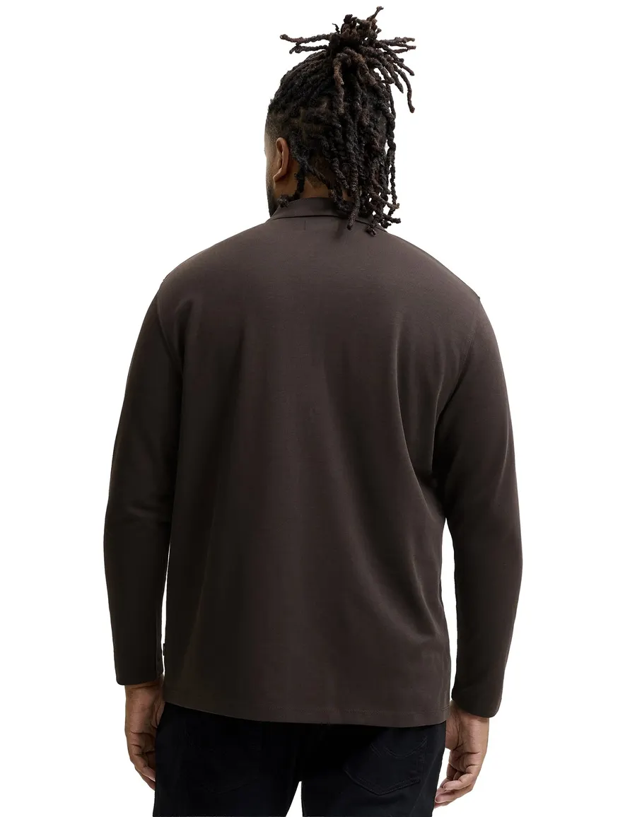 Jack & Jones half zip trui bruin