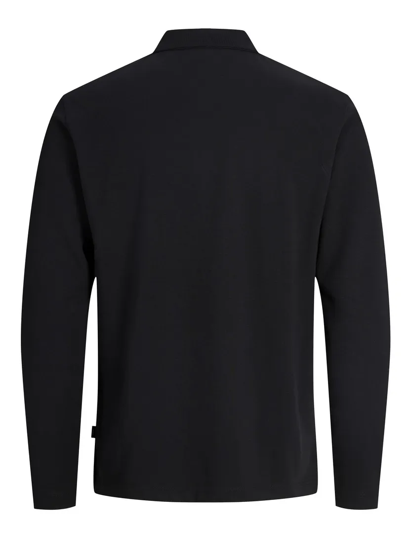 Jack & Jones Regular Fit zwart half zip trui