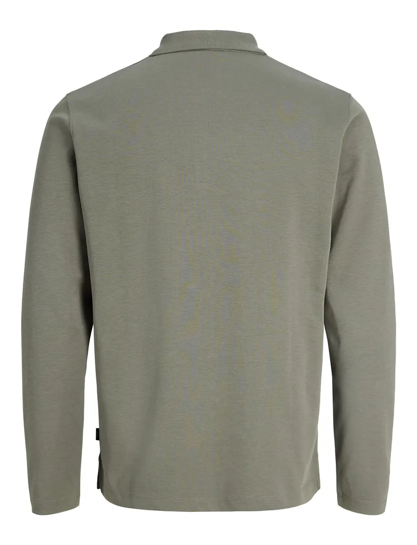 Trui Jack & Jones Regular Fit olijfgroen half zip