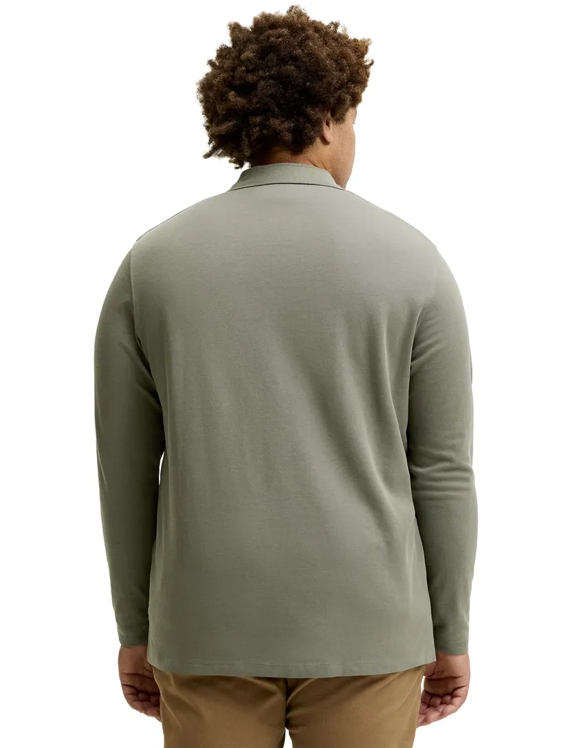 Trui Jack & Jones Regular Fit olijfgroen half zip