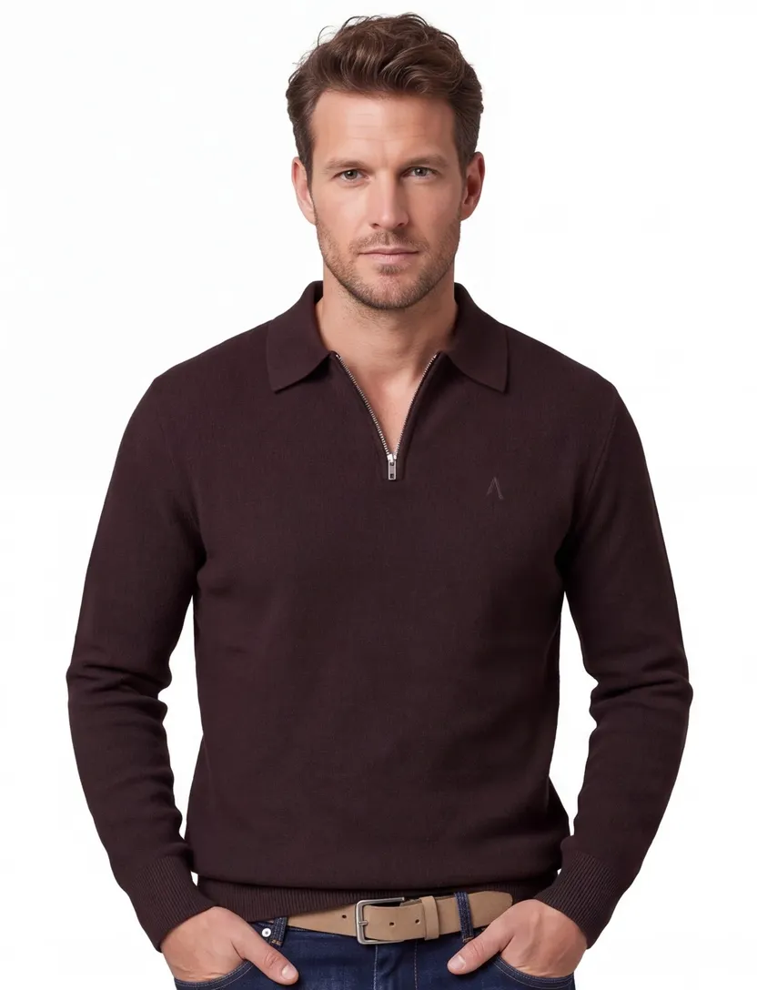 Trui Aeden bruin Sabel sweater viscose