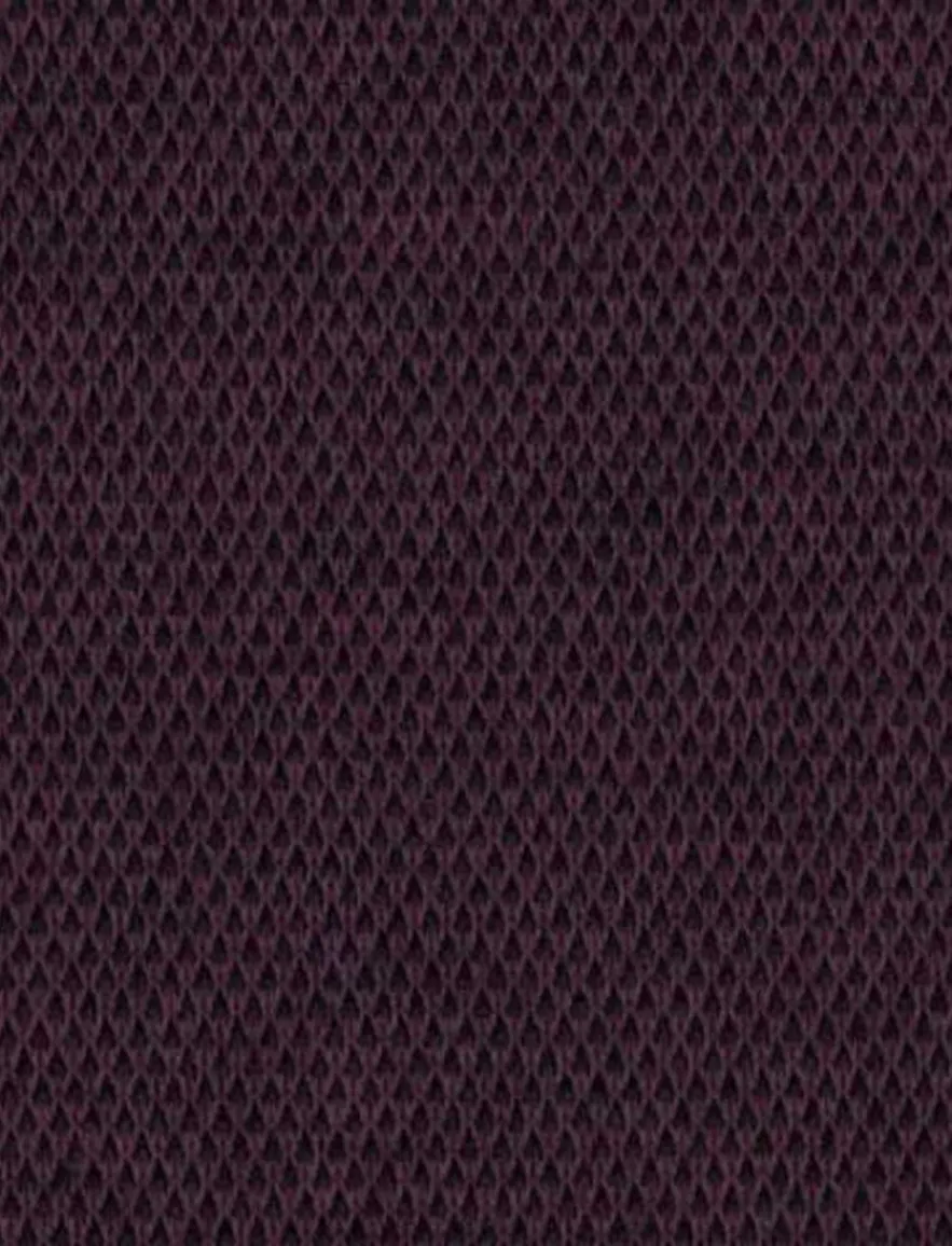 Desoto Regular Fit poloshirt lange mouw bordeaux