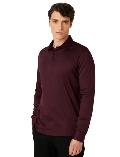 Desoto Desoto poloshirt pique bordeaux