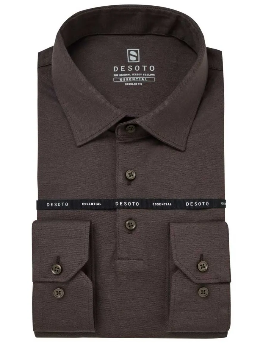 Poloshirt Desoto bruin