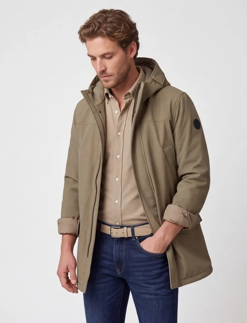 Parka Airforce olijfgroen waterafstotend