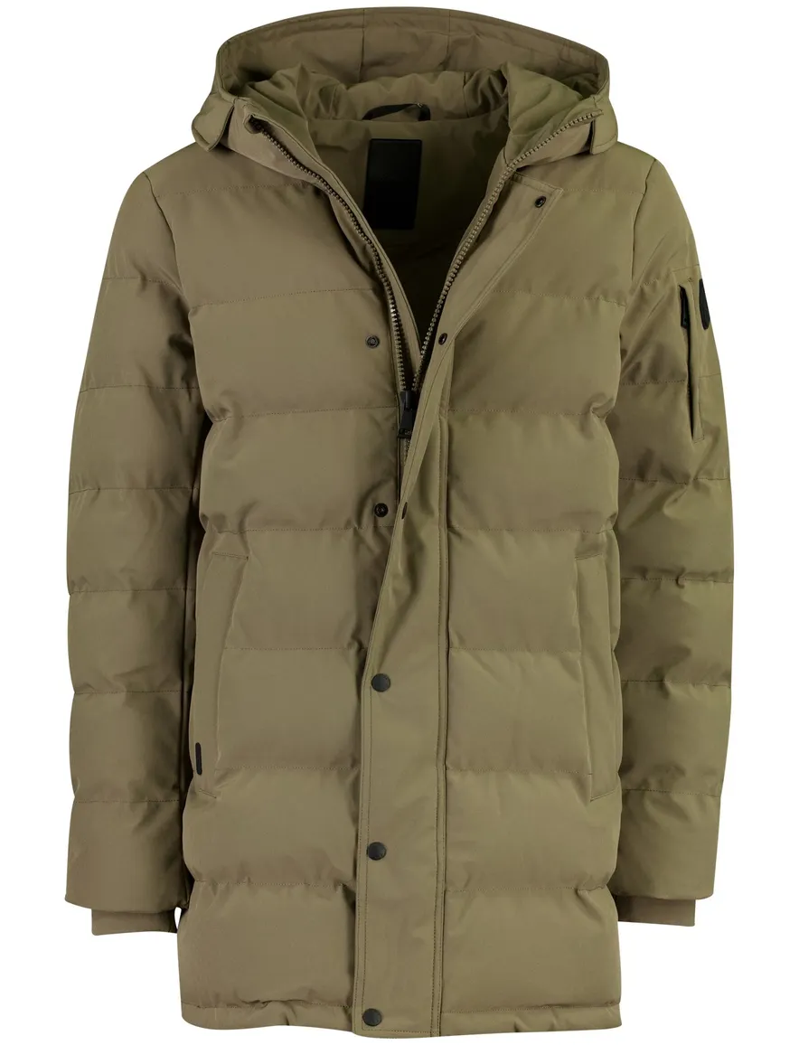 Airforce parka jas khaki gevoerd