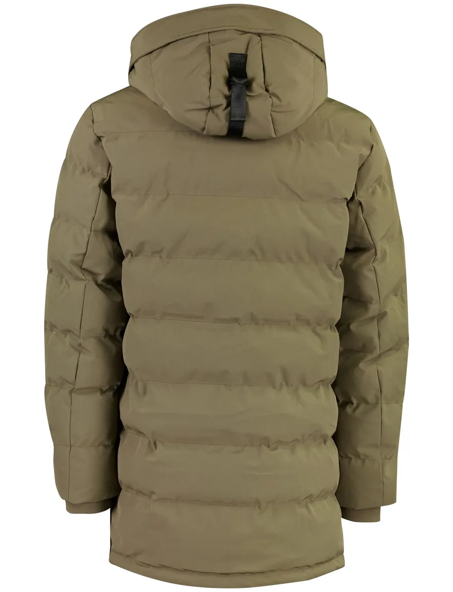 Airforce parka jas khaki gevoerd
