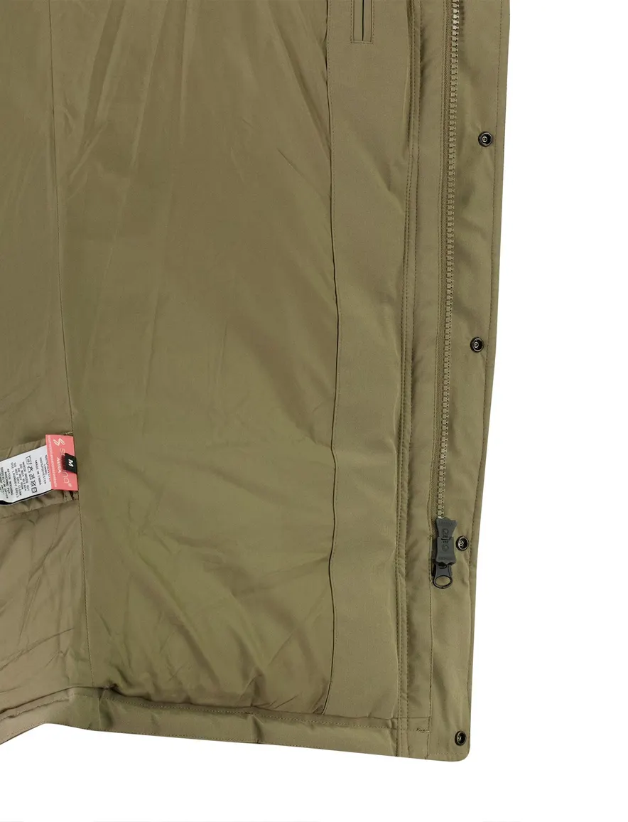 Airforce parka jas khaki gevoerd