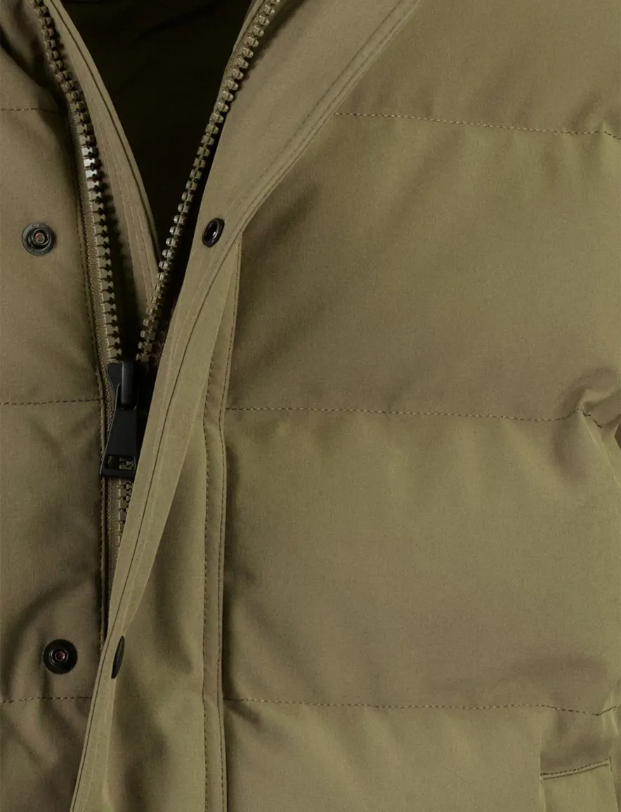 Airforce parka jas khaki gevoerd