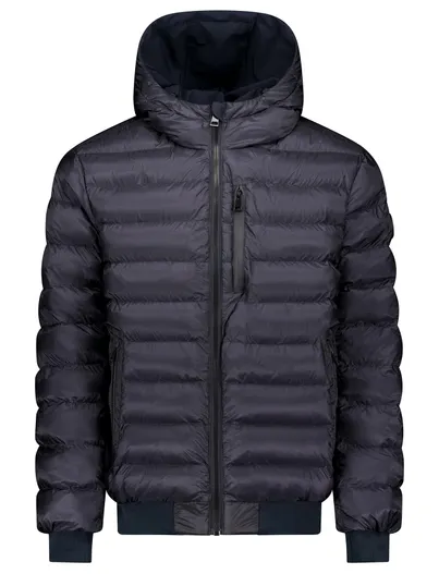 Airforce Gewatteerde jas Airforce donkerblauw reversible