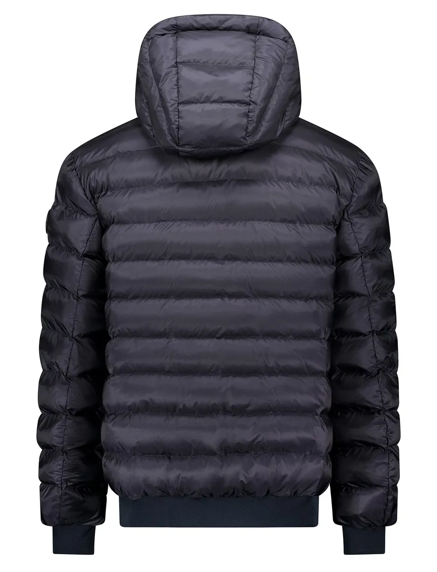 Airforce gewatteerde softshell jas donkerblauw