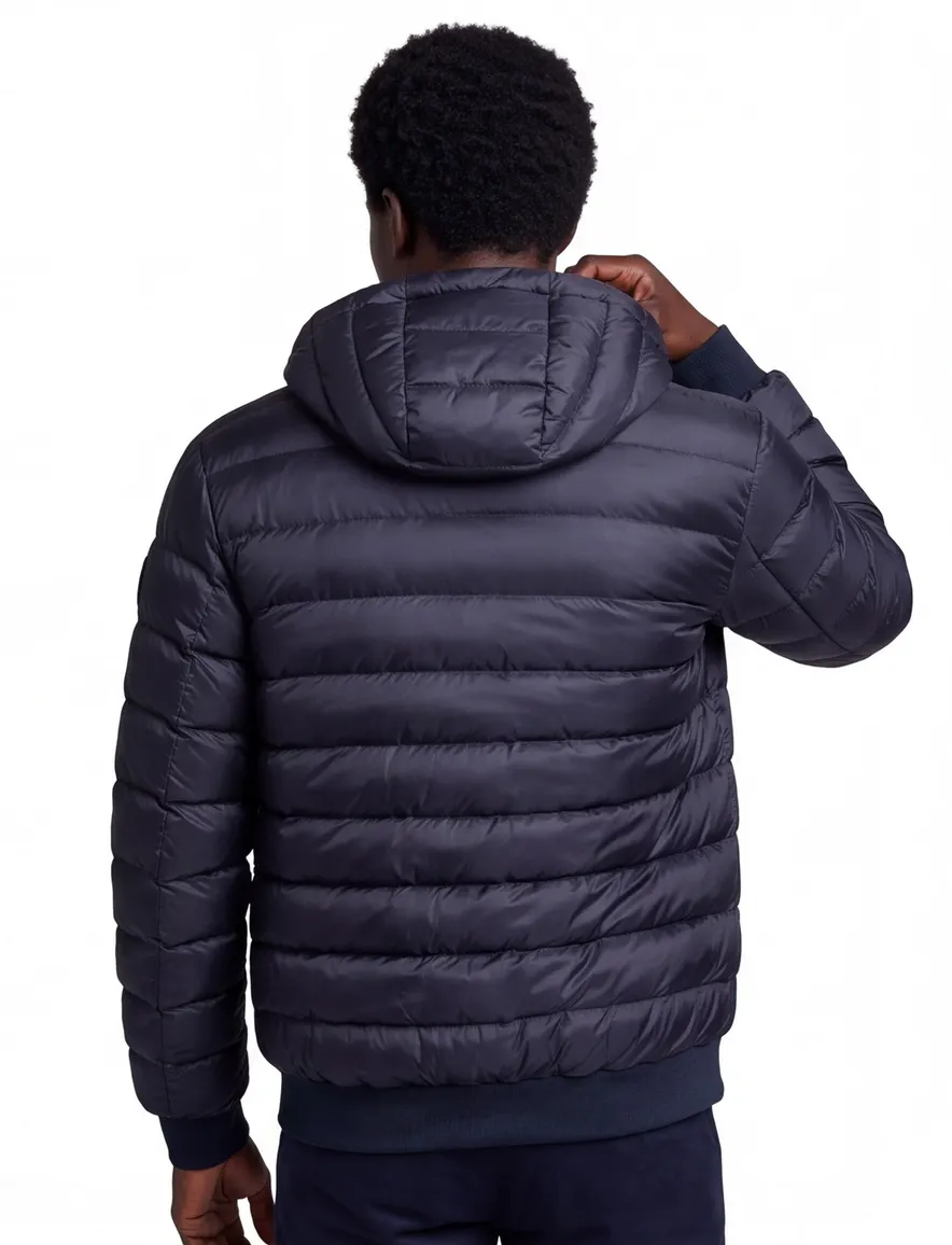 Airforce gewatteerde softshell jas donkerblauw