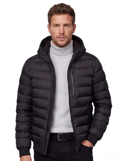 Airforce Airforce gewatteerde softshell jas zwart waterafstotend