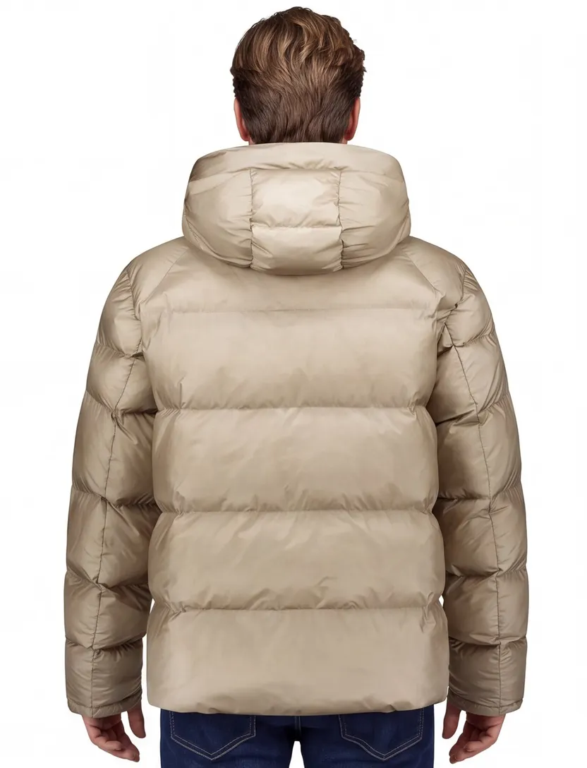 Pufferjack Airforce beige waterafstotend