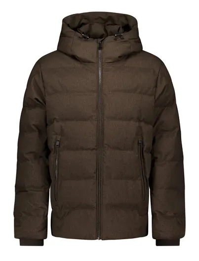 Airforce Airforce pufferjas bruin gemeleerd gevoerd