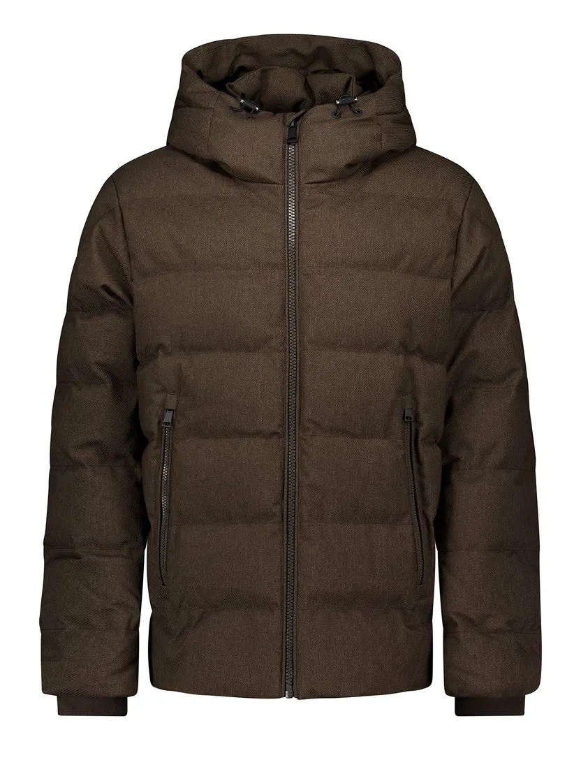 Pufferjas Airforce bruin gevoerd