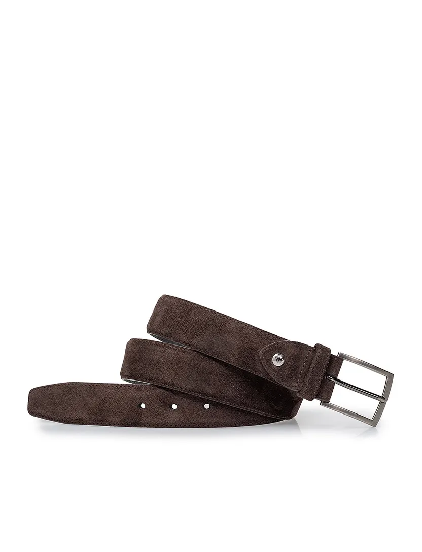 Riem De Belter bruin suede Floris van Bommel