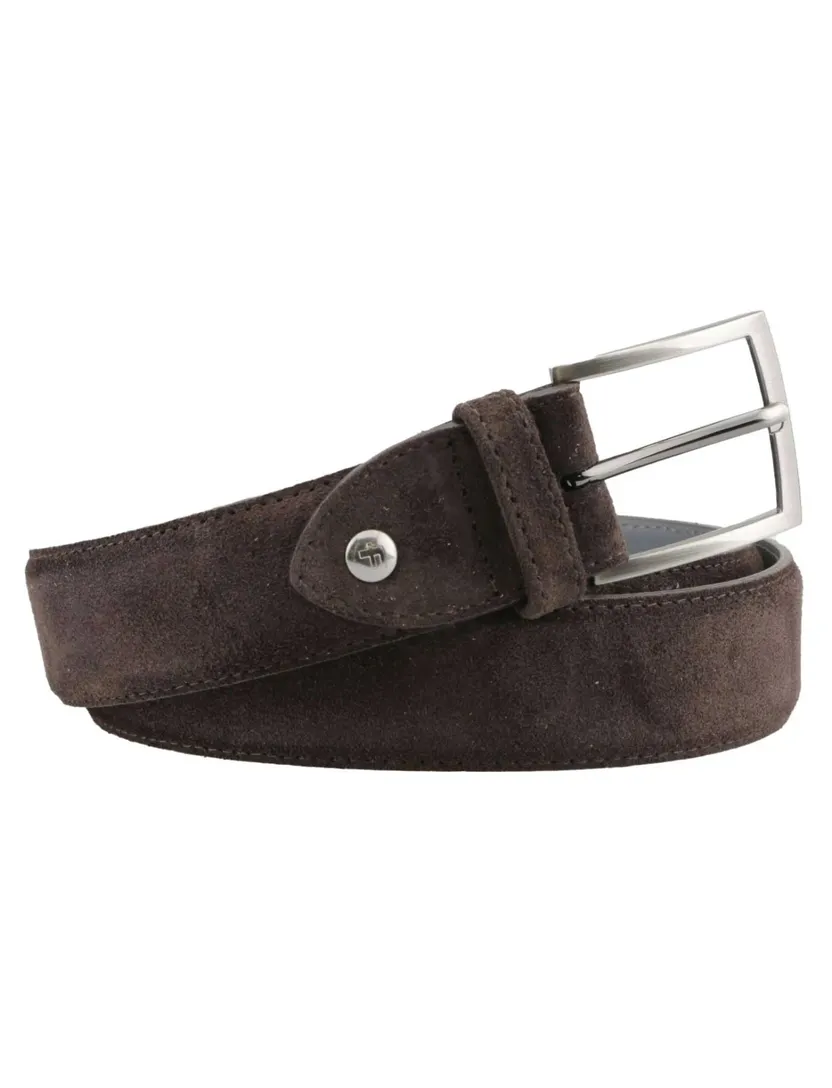 Riem De Belter bruin suede Floris van Bommel