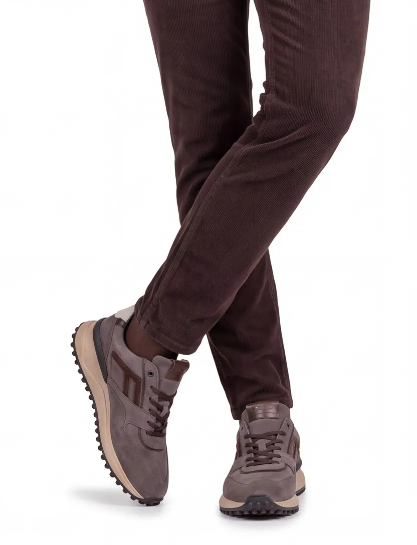 Schoenen Floris van Bommel Noppi grijs suede