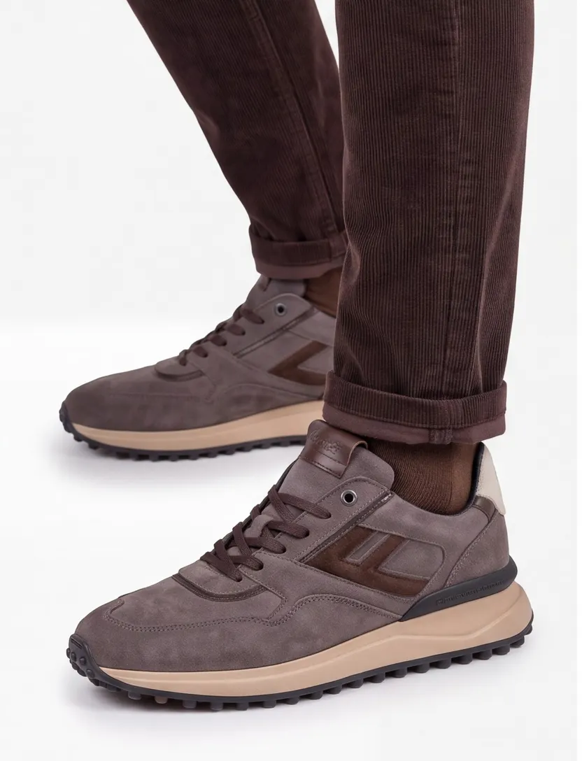 Schoenen Floris van Bommel Noppi grijs suede