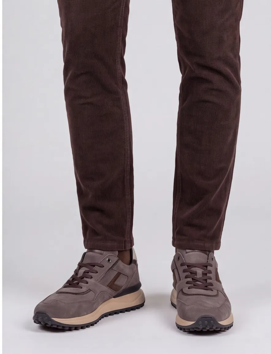 Floris van Bommel Noppi sneakers grijs suede