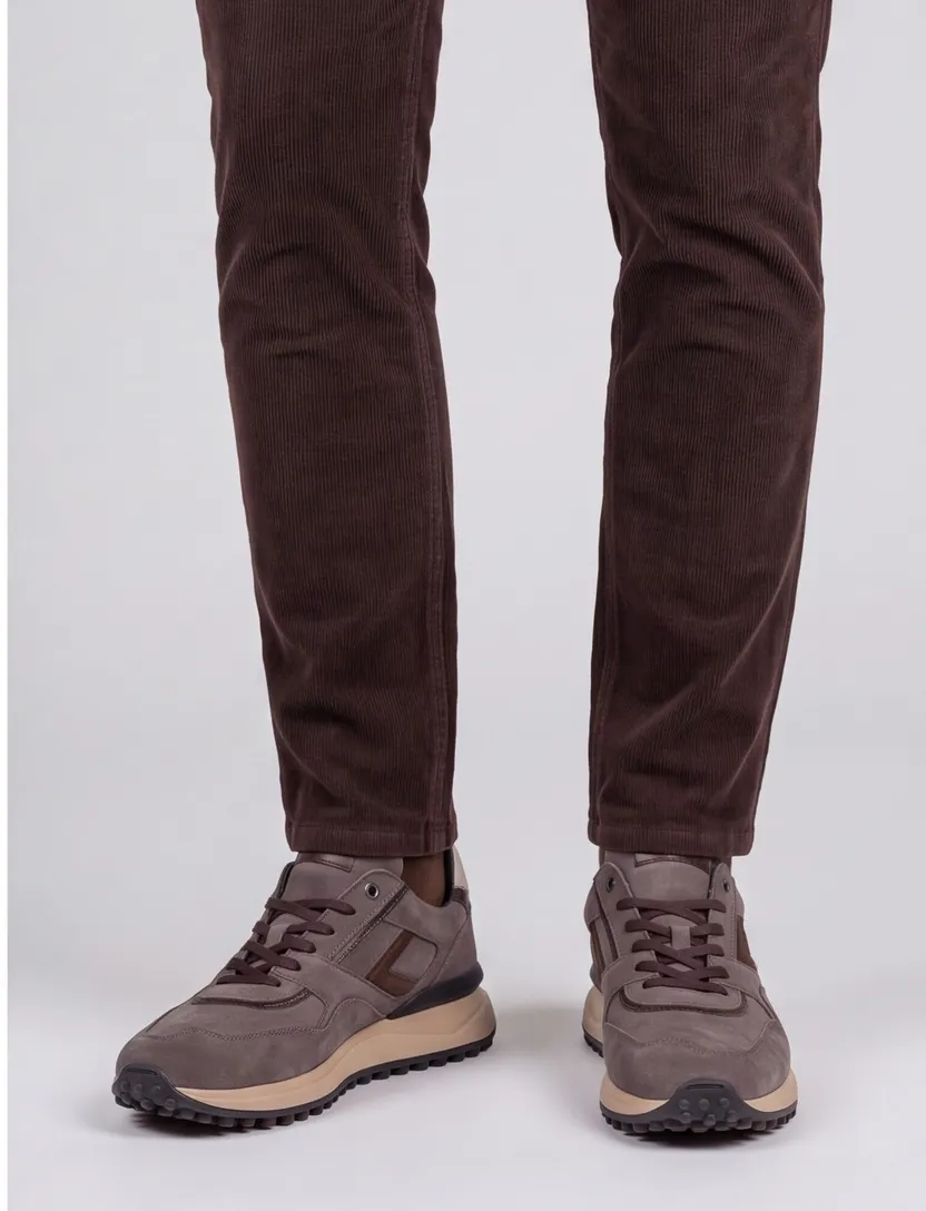 Schoenen Floris van Bommel Noppi grijs suede