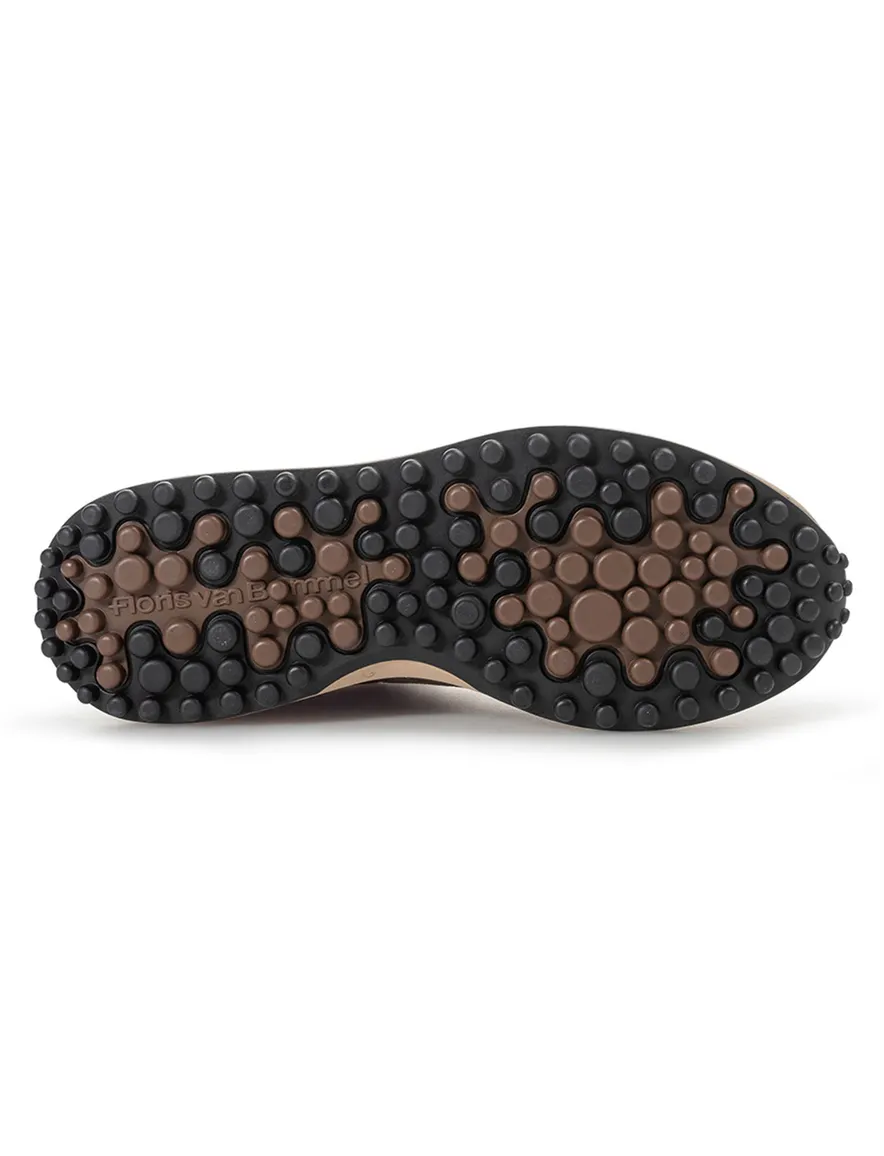 Grijze sneaker Floris van Bommel Noppi suede geprint