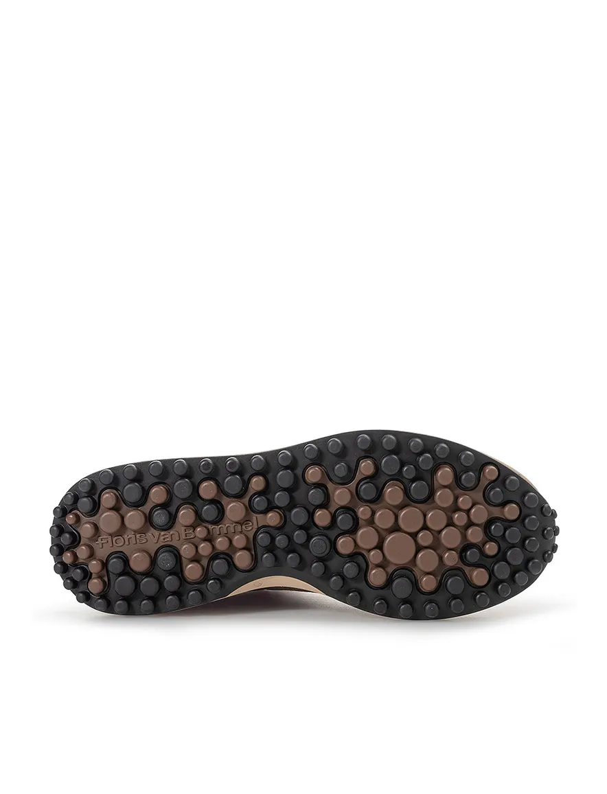 Grijze sneaker Floris van Bommel Noppi suede geprint
