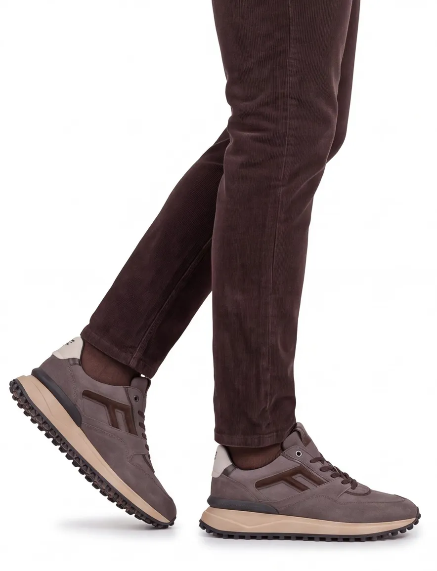 Floris van Bommel Noppi sneakers grijs suede