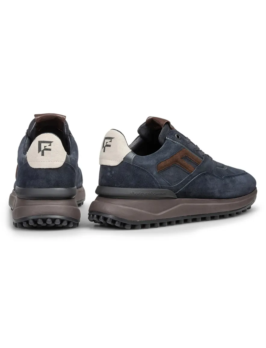 Floris van Bommel Noppi sneakers donkerblauw suede