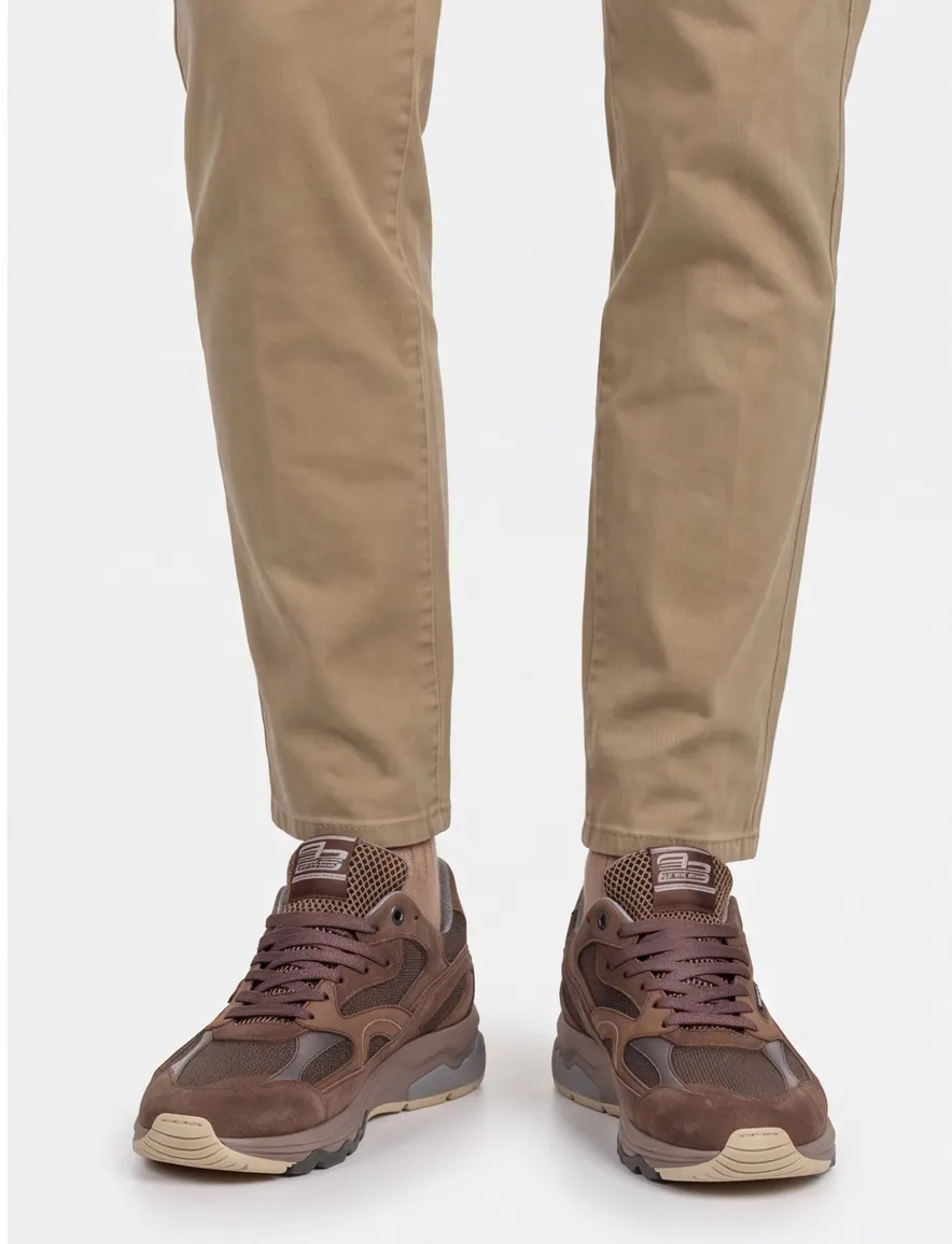 Schoenen Floris van Bommel bruin SFM-10258-34-02-Taupe