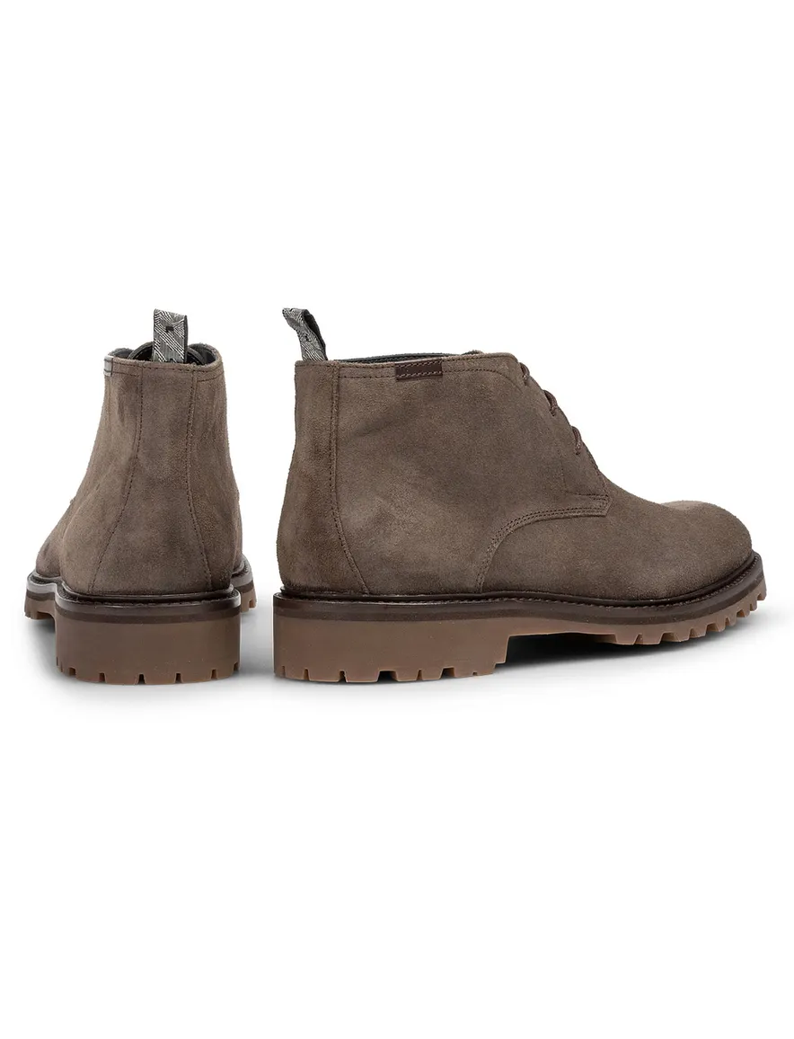 Floris van Bommel boots suede bruin