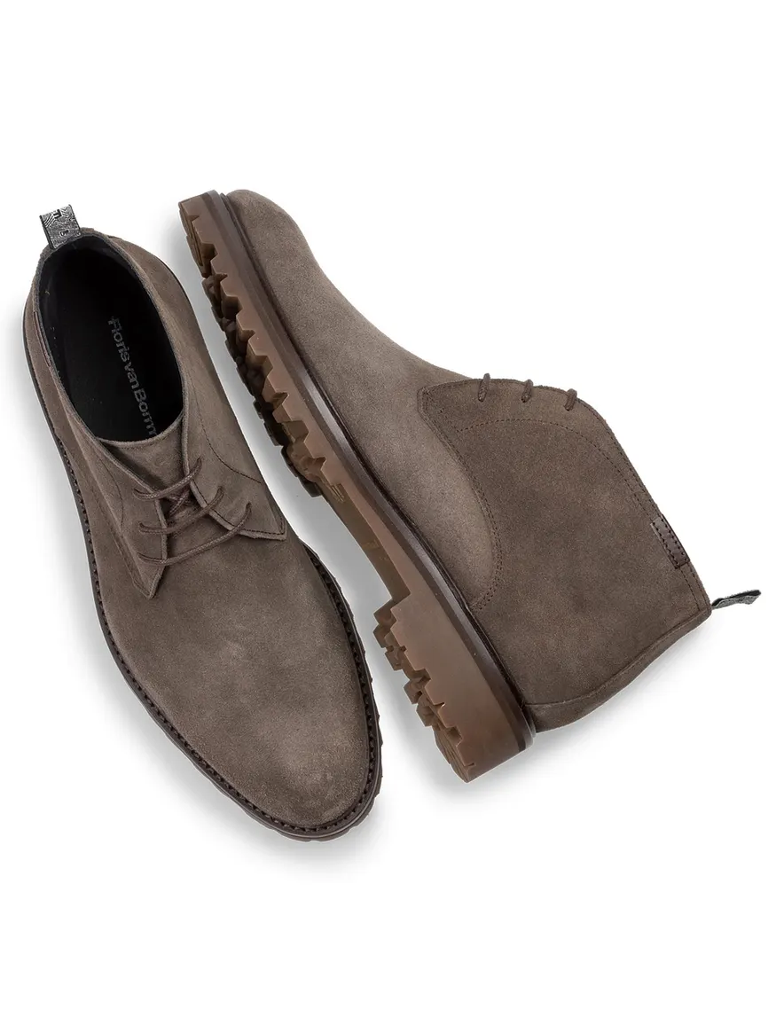 Floris van Bommel boots suede bruin