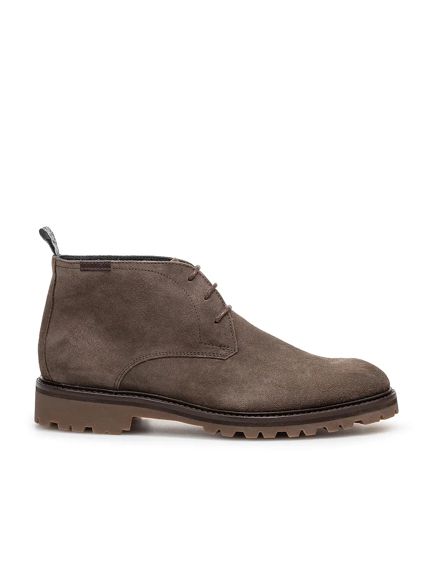 Floris van Bommel boots suede bruin