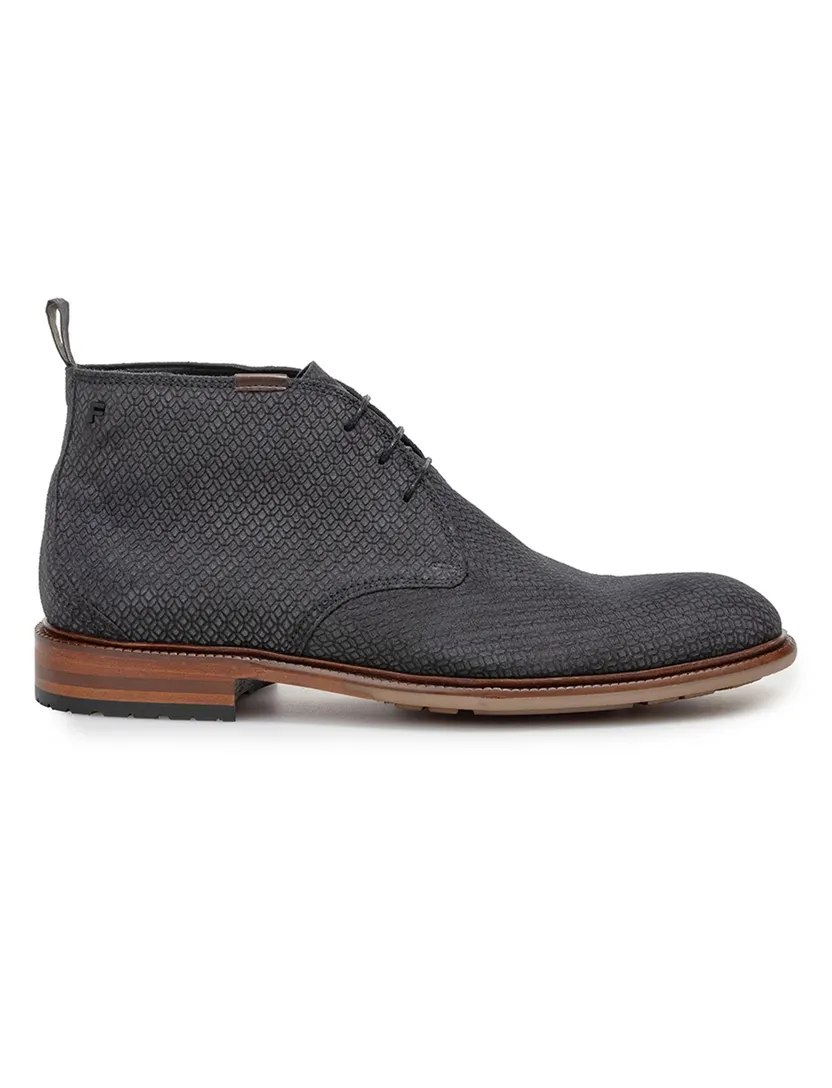 Floris van Bommel boots grijs suede winter